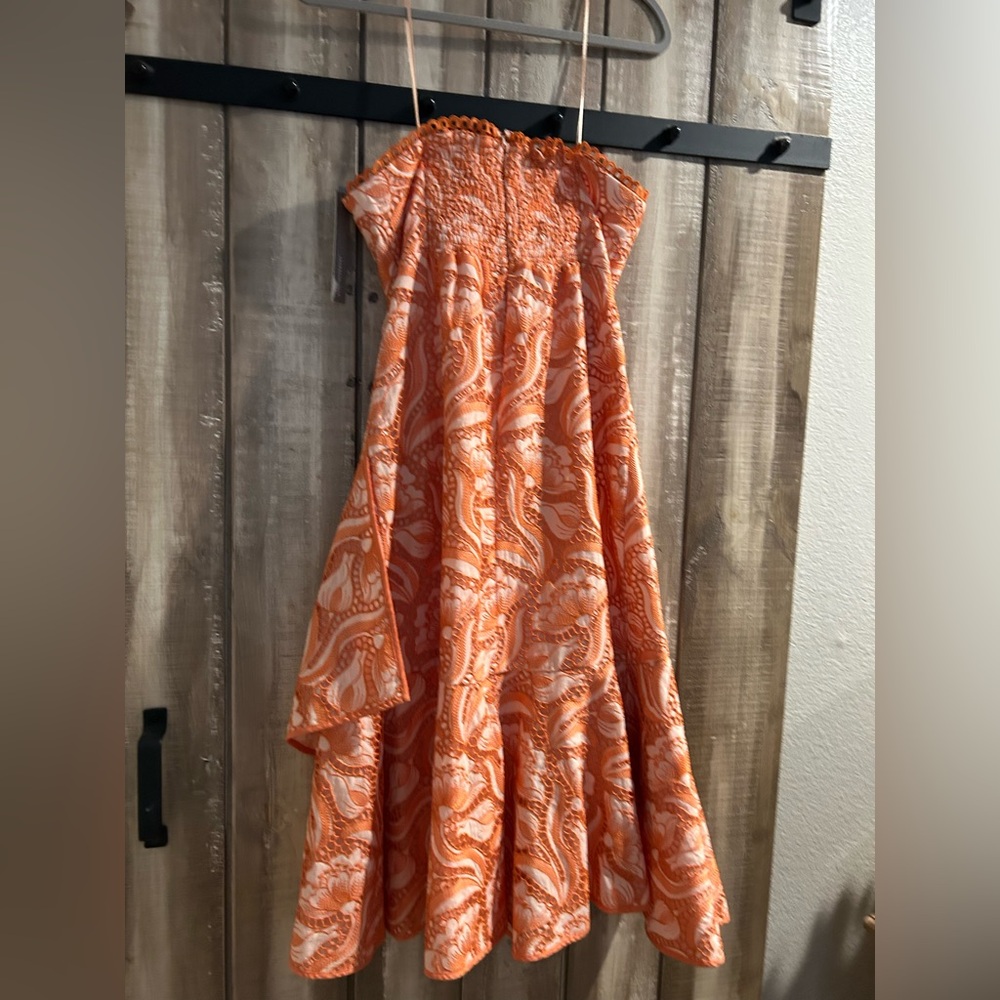 NWT By Anthropologie Strapless A-Line
Ruffle-Hem Dress, 8P - Picture 11 of 13